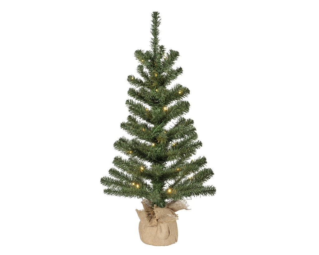 ABETO IMPERIAL MINI BO CON LUZ VERDE/CALIDA dia45.00-H75.00cm-35L