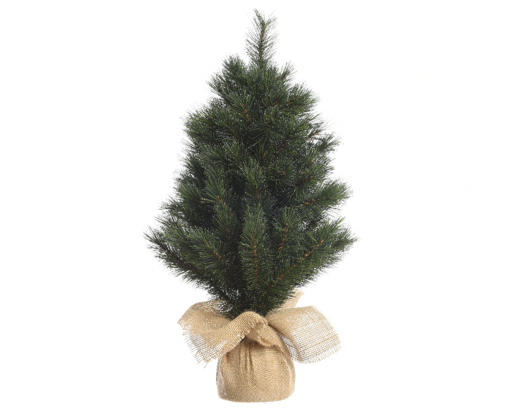 MALMÖ MINI TREE FROSTED GREEN/WHITE dia30.00-H45.00cm