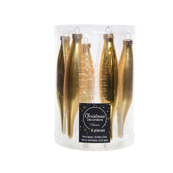 ICICLE GLASS DIA3-H15CM