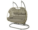PALERMO EGG CHAIR WICKER SAND/COLOUR(S) L120-W168-H196cm