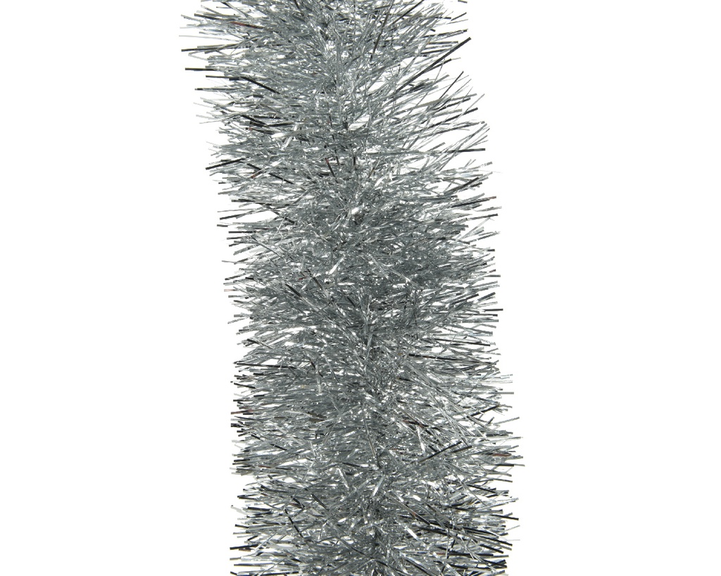 ***TINSEL GARLAND PVC SILVER dia10.00-L270.00cm