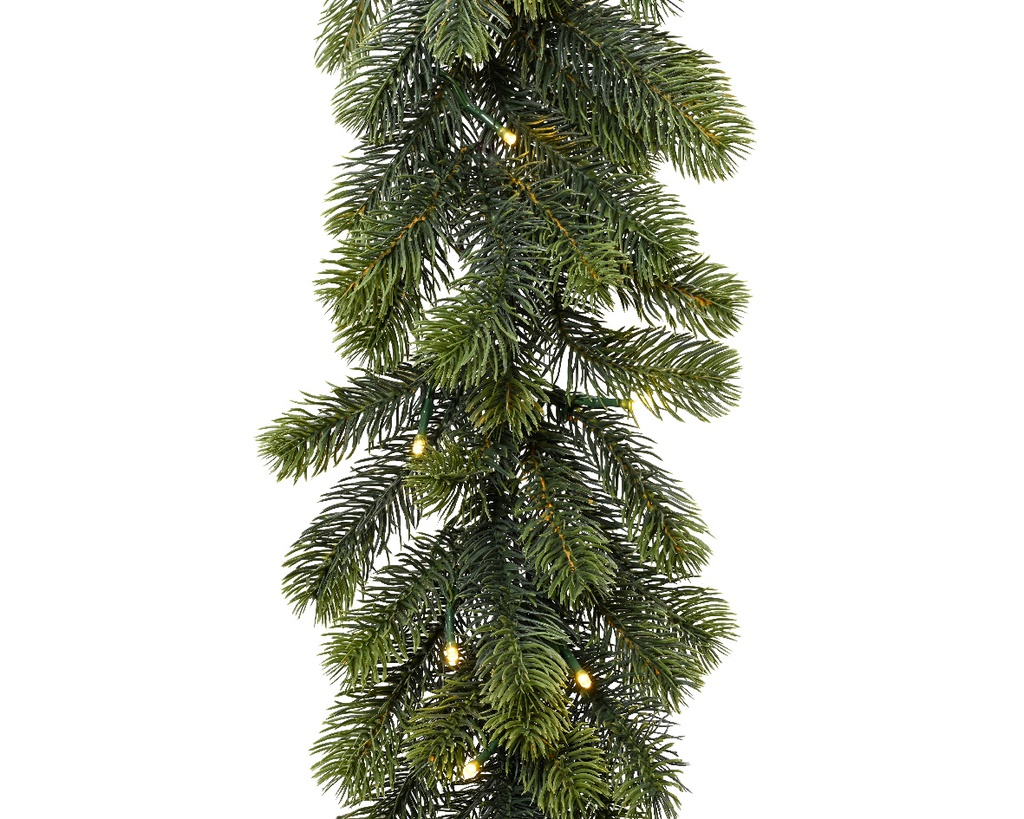 ***WINNIPEG GARLAND BO PRELIT GREEN/WARM WHITE L270.00-W30.00-H30.00cm-50L