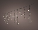 ***LED ICICLE LIGHTS OUTDOOR BLACK/WARM WHITE L750.00cm-175L
