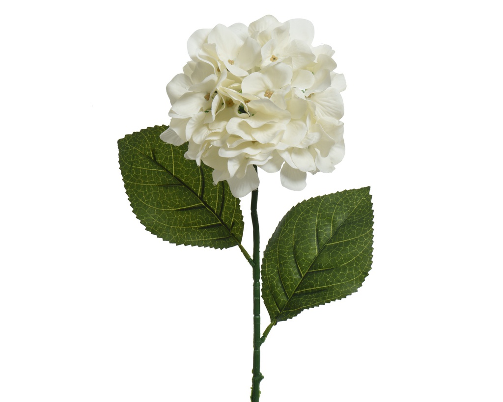 ***HYDRANGEA POLYESTER OFF-WHITE L17.00-W19.00-H66.00cm