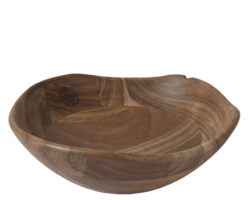 ***BOWL ACACIAWOOD NATURAL dia18.50-H6.50cm