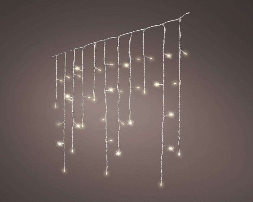 ***LED ICICLE LIGHTS OUTDOOR TRANSPARENT/WARM WHITE L1180.00-H70.00cm-480L