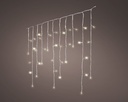 ***LED ICICLE LIGHTS OUTDOOR TRANSPARENT/WARM WHITE L1180.00-H70.00cm-480L