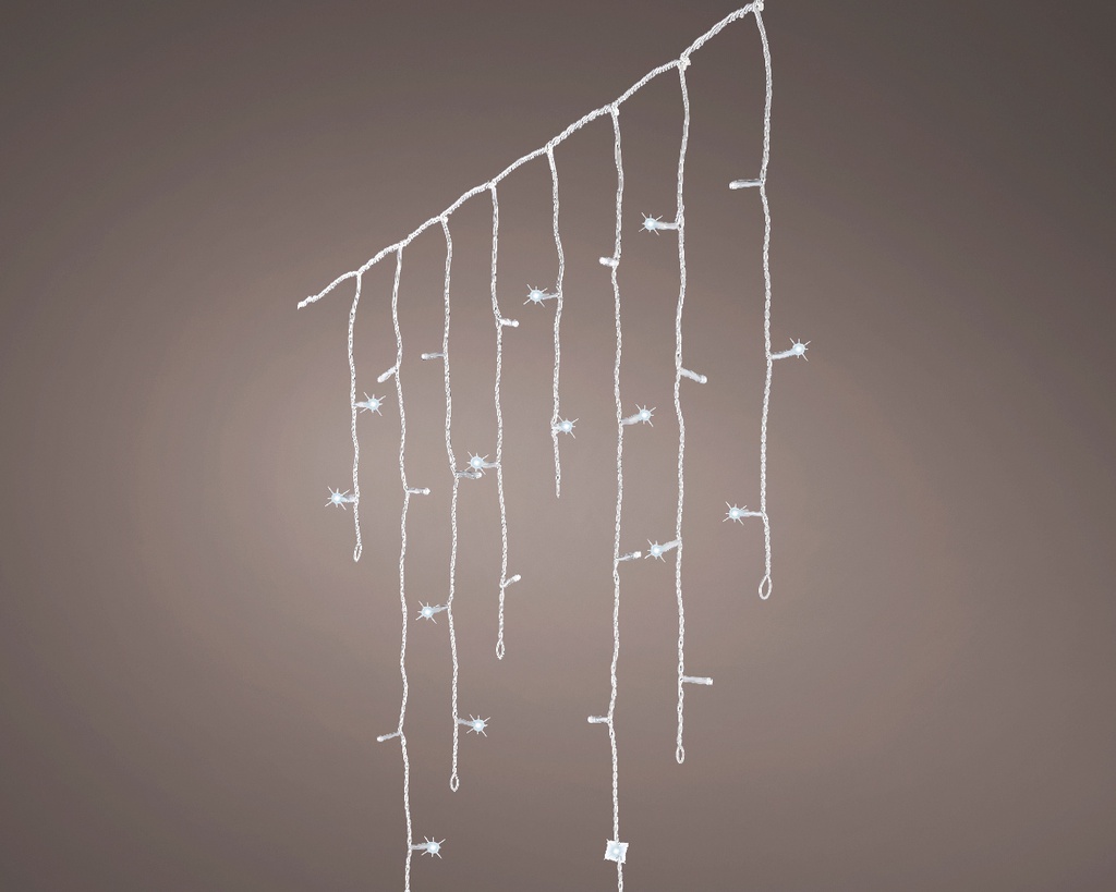 ***LED ICICLE LIGHTS OUTDOOR TRANSPARENT/COOL WHITE L1180.00-H70.00cm-480L