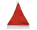 ***SANTA HAT POLYESTER RED L1.00-W29.00-H40.00cm