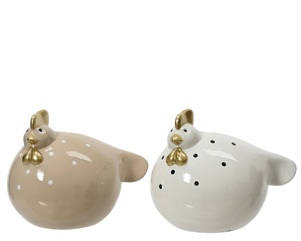 ***CHICKEN TERRACOTTA ASSORTED L11.50-W8.00-H9.00cm