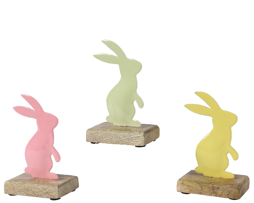 ***BUNNY IRON ASSORTED L10.00-W5.00-H19.00cm