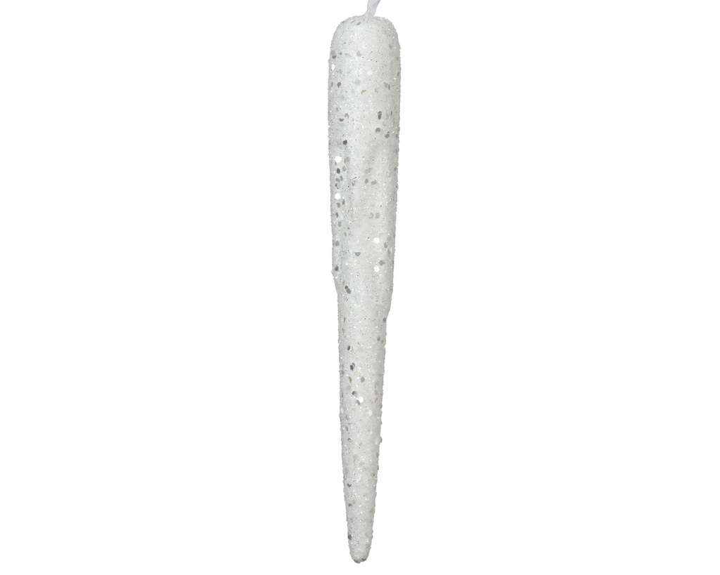 ***ICICLE POLYFOAM WHITE L24.00-W3.40-H3.40cm