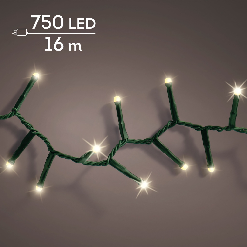 ***LED SOFT GLOW COMPACT LIGHTS OUTDOOR GREEN/WARM WHITE 1600cm-750L