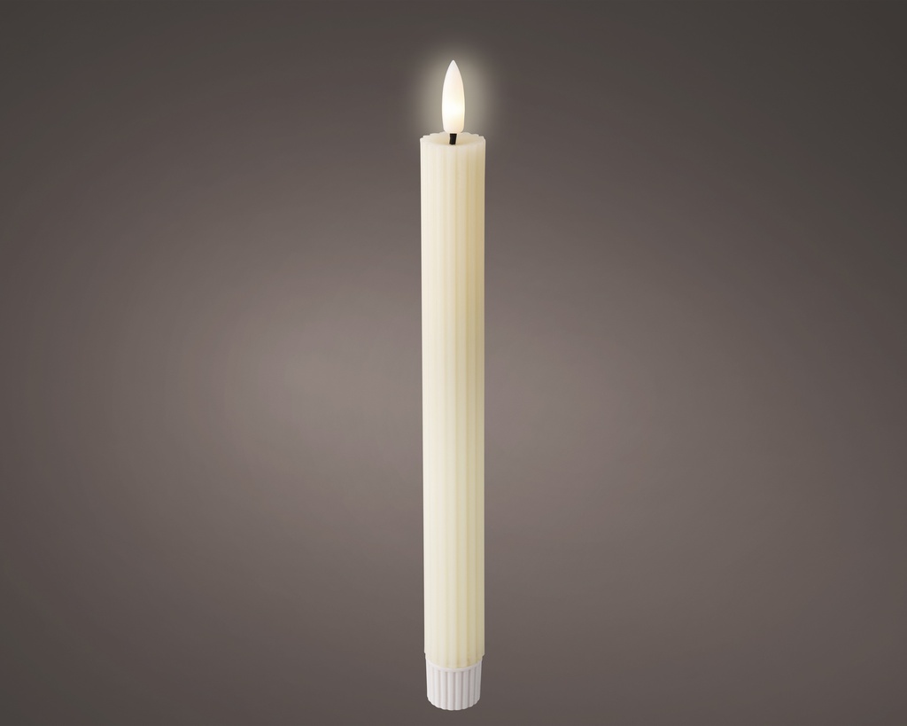 ***LED WICK DINNER CANDLE BO INDOOR 0 dia2.20-H24.50cm-1L
