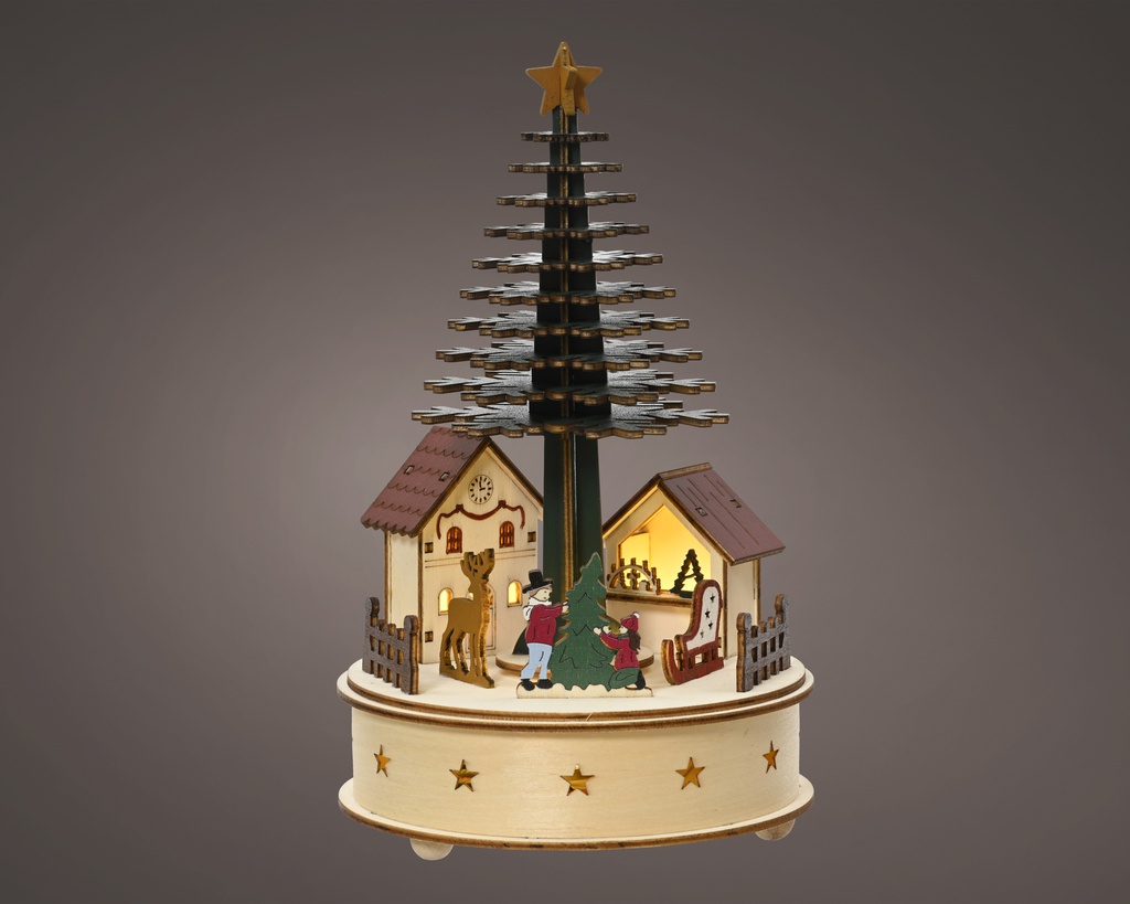 ***LED SCENERY BO INDOOR COLOURS/WARM WHITE dia15.00-H25.00cm-5L