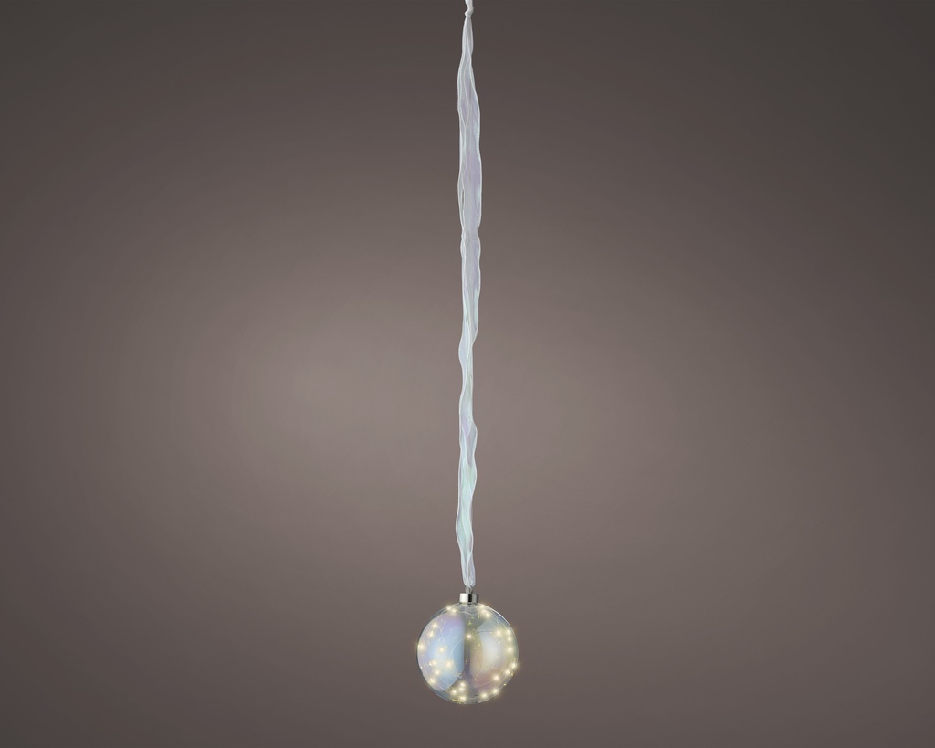 ***MICRO LED BALL BO INDOOR IRIS/WARM WHITE dia14.00cm-30L