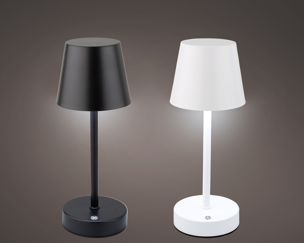LAMPARA DE MESA BATERIA ASSORTED/WARM WHITE/COOL WHITE dia10.90-H28.00cm-24L