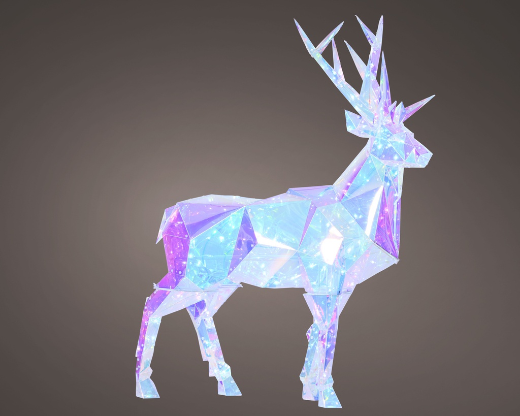 ***MICRO LED REINDEER OUTDOOR COOL WHITE L25.00-W75.00-H90.00cm-90L