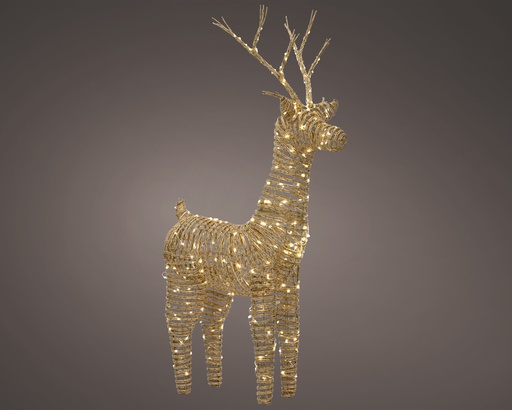 ***MICRO LED REINDEER OUTDOOR NATURAL/WARM WHITE L24.00-W60.00-H104.00cm-360L