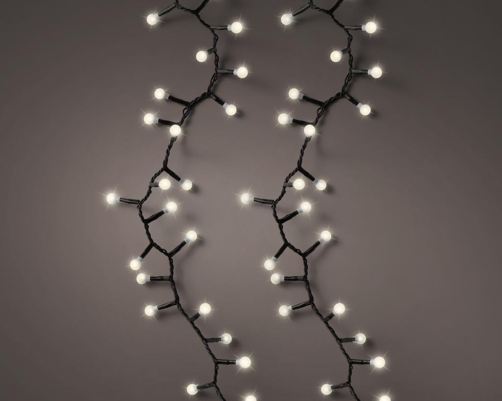 ***LED CHERRY LIGHTS OUTDOOR BLACK/WARM WHITE 1600cm-750L