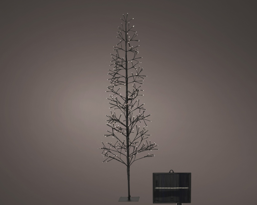 ***SOLAR TREE BLACK/WARM WHITE H180.00cm-288L