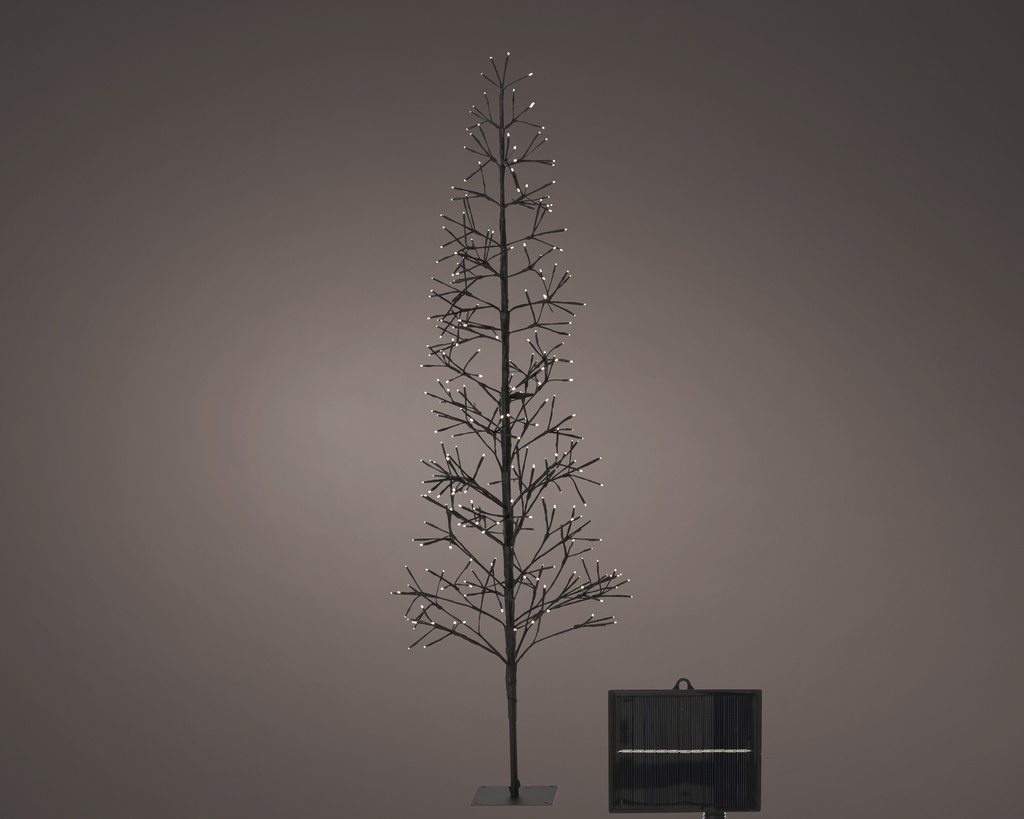 ARBOL ILUMINADO SOLAR BLACK/WARM WHITE H180.00cm-288L