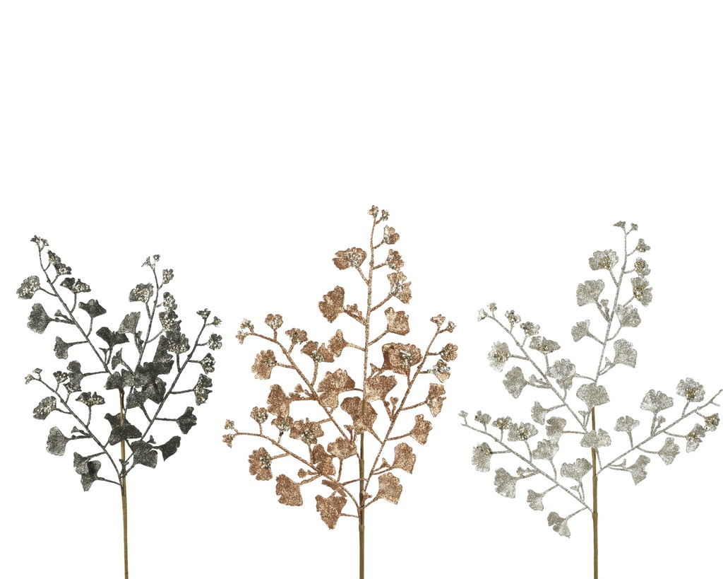 RAMA HOJA GINKGO - 3 COLORES - PRECIO UNIDAD  L1.00-W10.00-H78.00cm