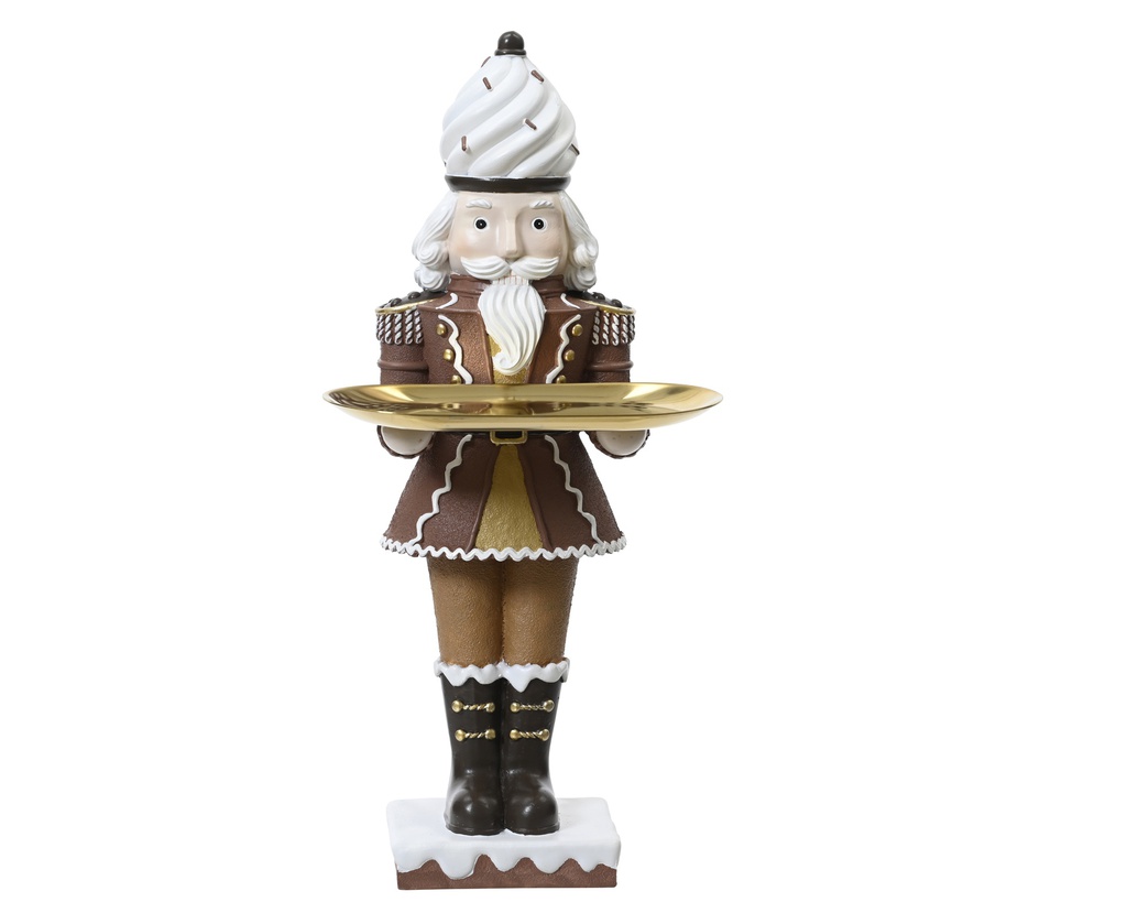 ***NUTCRACKER POLYRESIN 0 L18.00-W16.00-H38.00cm