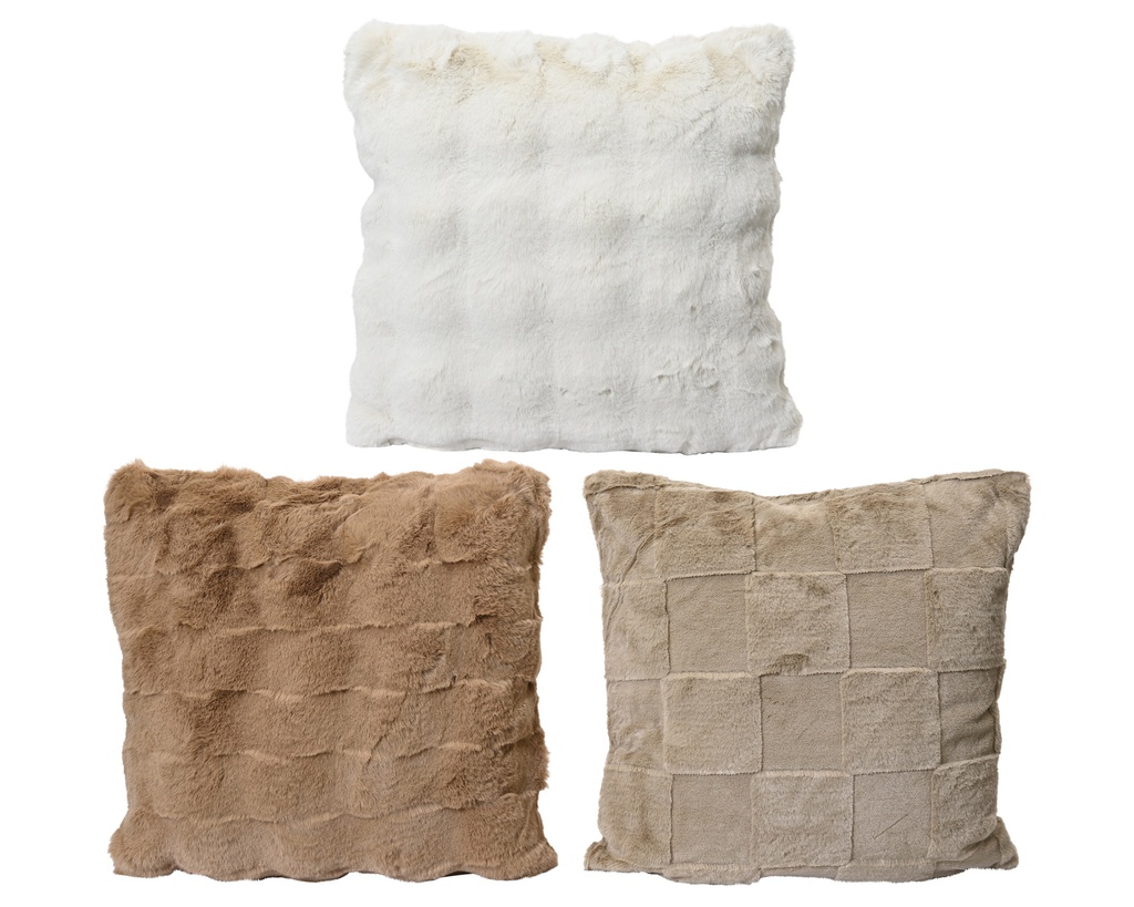 COJINES TONOS NATURALES - 3 COLORES - PRECIO UNIDAD - L45.00-W45.00-H7.00cm