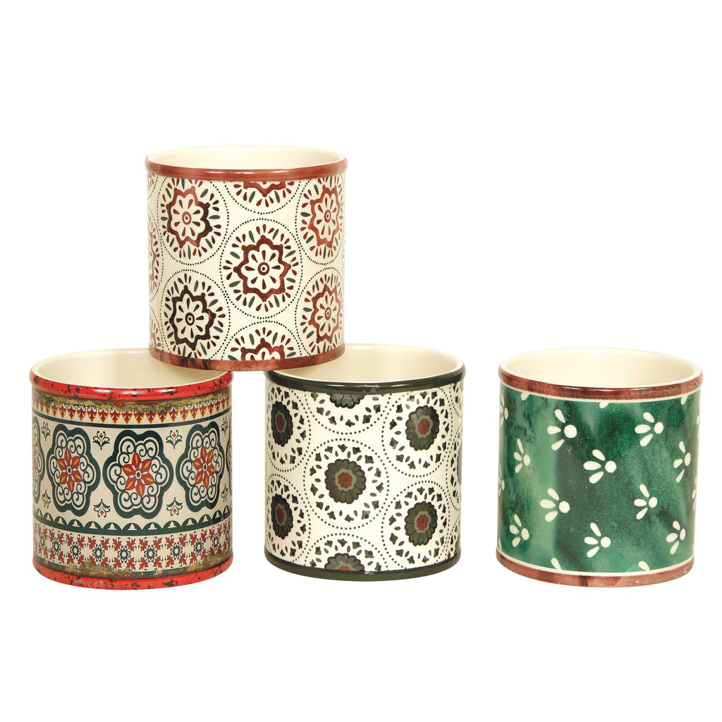 MACETA CERAMICA - 4SURTIDOS - PRECIO UDCM13XH12.5