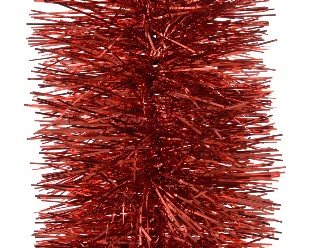 ***TINSEL GARLAND PVC CHRISTMAS RED dia20.00-H270.00cm
