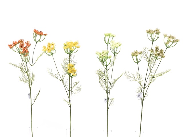 BRANCHE D'ACHILLÉE - BLANC - 82CM X 4