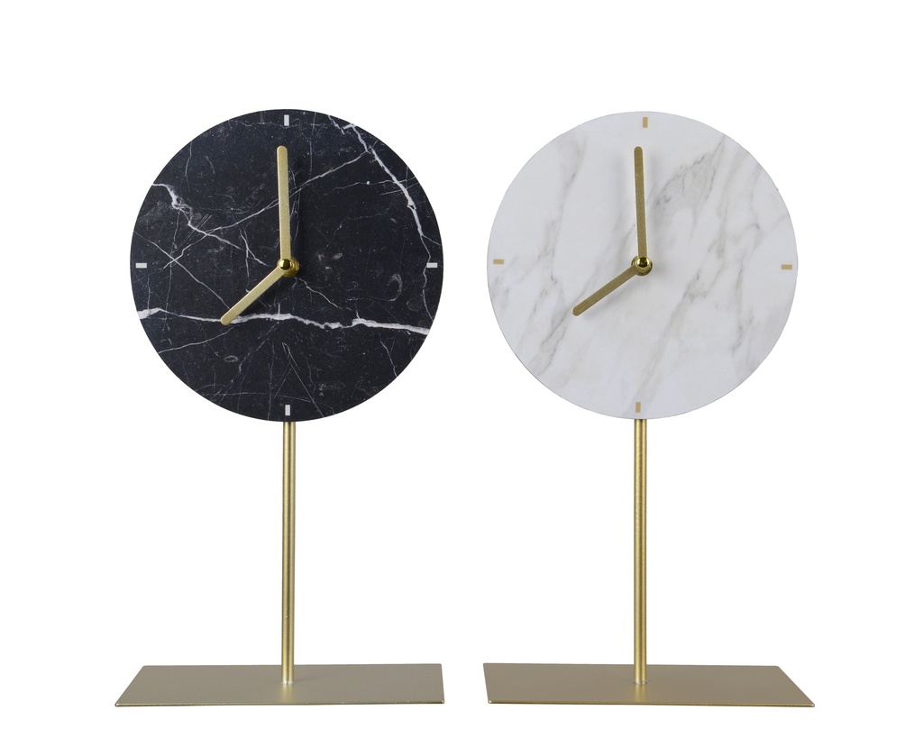 RELOJ DE PIE - MADERA - 2 COLORES - PRECIO UNIDAD -  L20.00-W10.00-H37.00cm