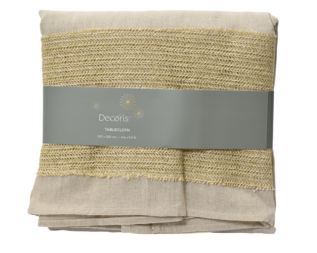 MANTEL PATCHWORK COLORES NATURALES -50.00-W140.00-H1.00cm