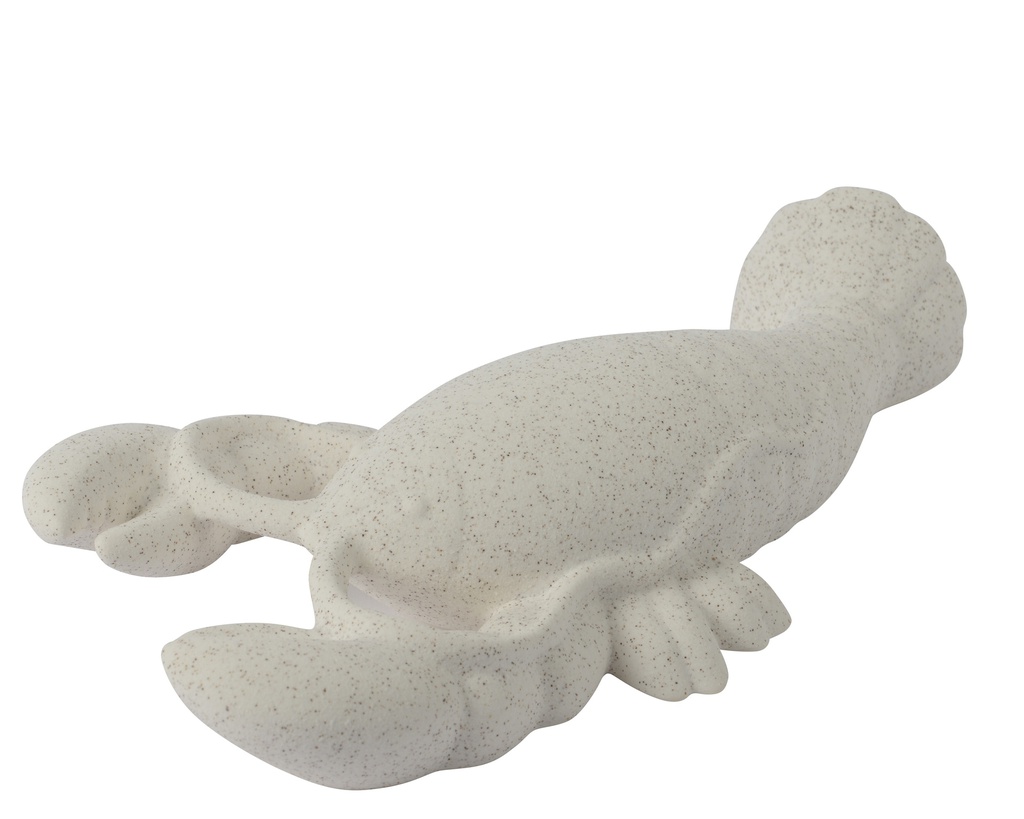 CRABE EN PORCELAINE - COULEUR CRÈME - L3.00-W9.50-H16.50cm