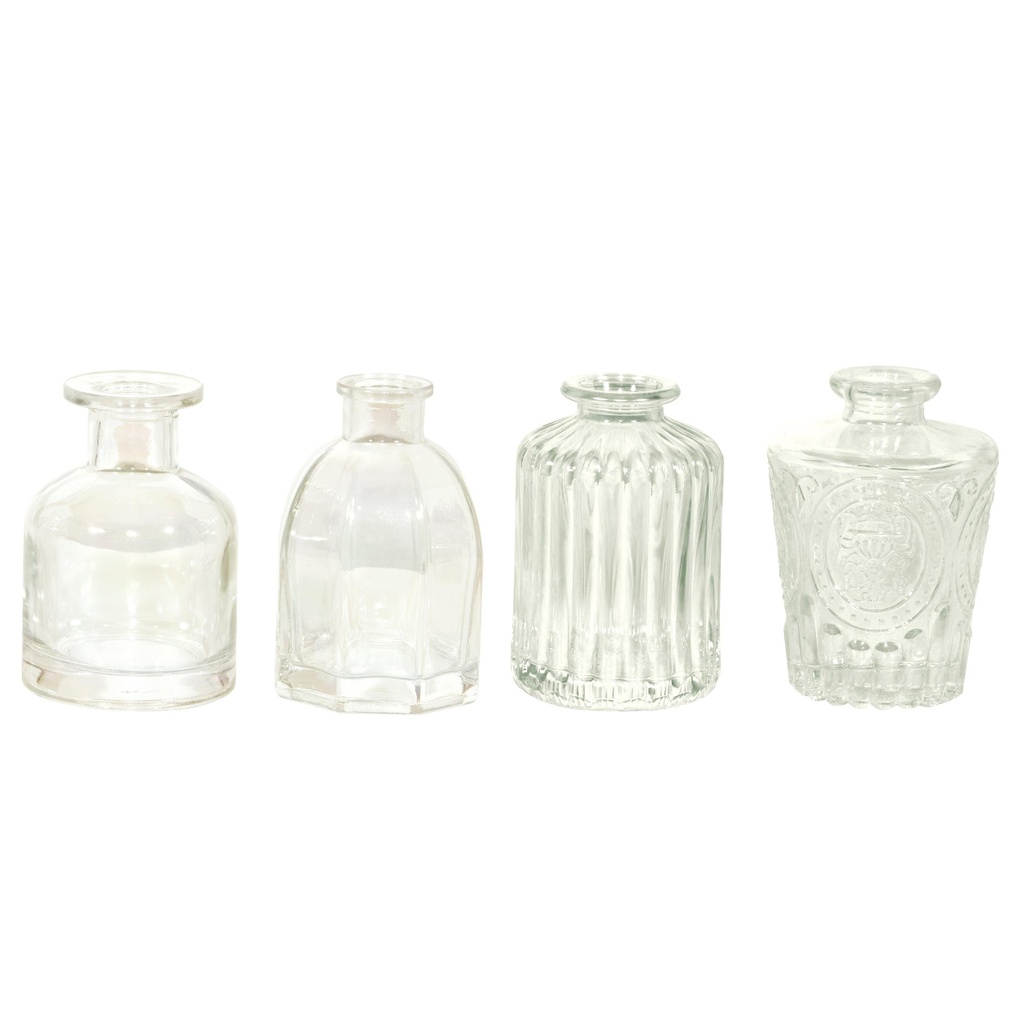 LOT DE 4 PETITES BOUTEILLES - CMØ6,3H9,7-Ø6,7XH9,7-Ø6,2XH9,8-Ø7XH9,8