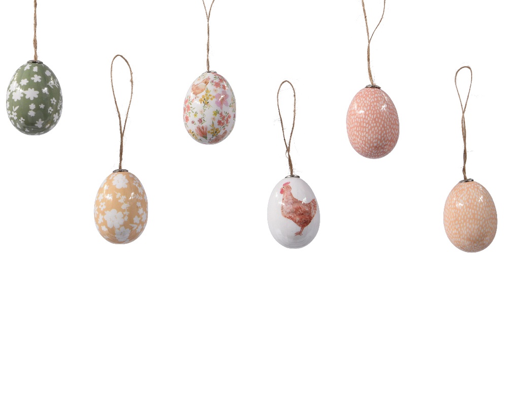 OEUFS EN MOUSSE - 6 MODÈLES - PRIX À L'UNITÉ - dia4.00-H6.00cm