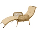 ***KAUAI SUNLOUNGER WICKER NATURAL L165.00-W70.00-H87.00cm