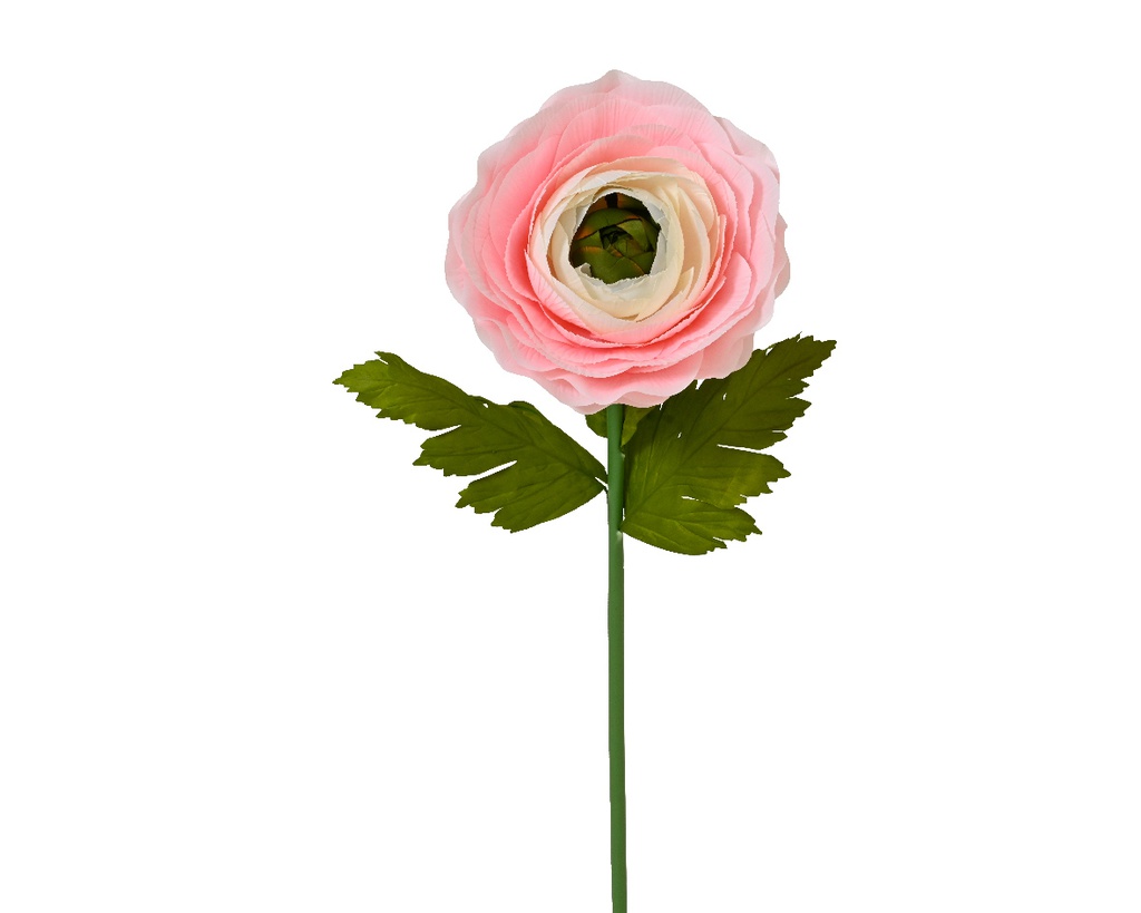 ***RANUNCULUS POLYESTER SOFT PINK/COLOURS(S) L35.00-W35.00-H125.00cm