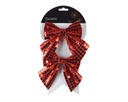 ***BOW POLYESTER RED L12.00-W13.00-H1.00cm