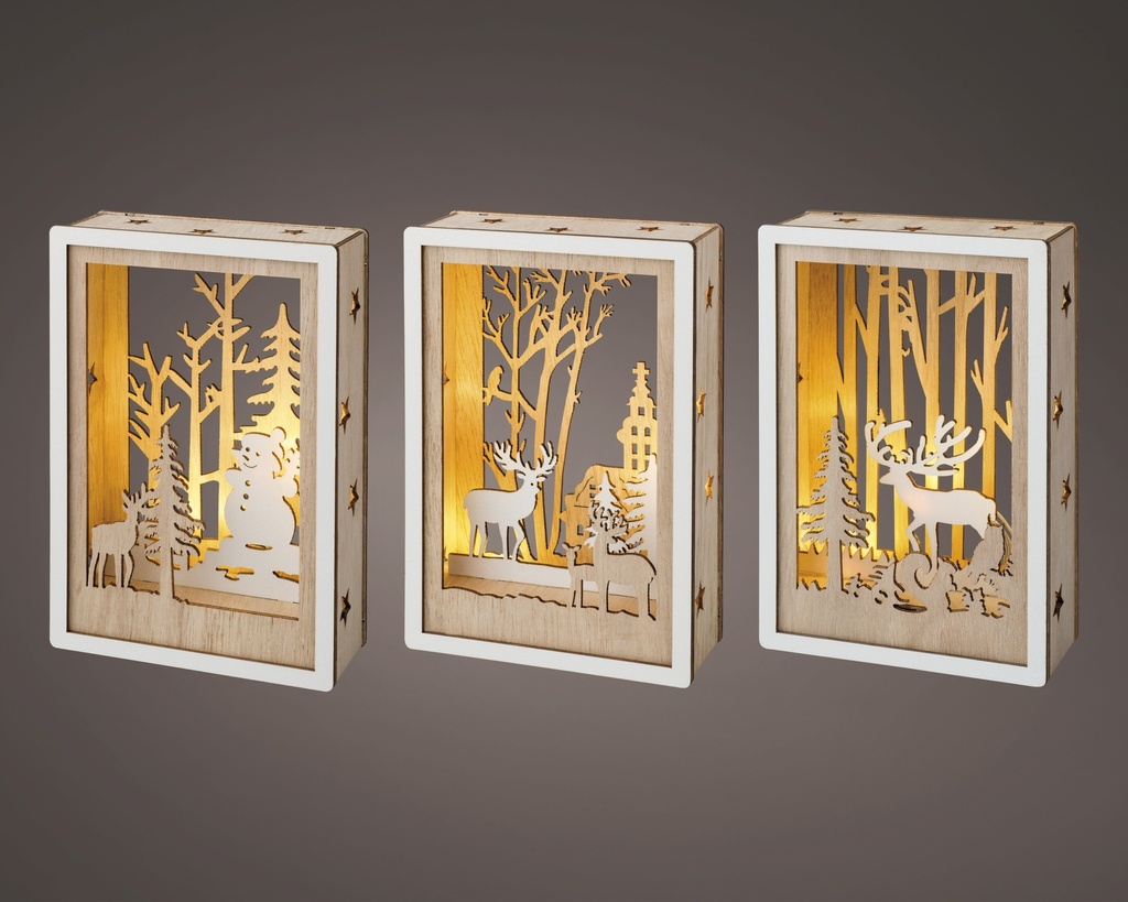 ***LED SCENERY BO INDOOR NATURAL/WARM WHITE L4.00-W10.00-H15.00cm-4L