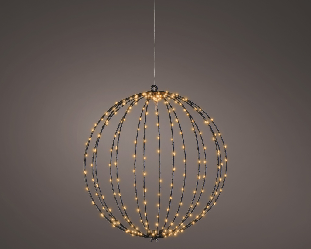 ***MICRO LED FRAME LIGHT OUTDOOR BLACK/CLASSIC WARM dia38.00cm-240L