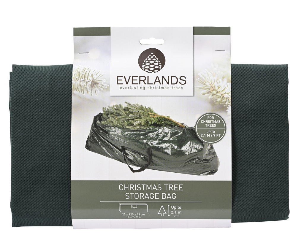 BOLSA PARA GUARDAR ABETO NAVIDAD - L120.00-W25.00-H43.00cm - APTO HASTA 2.10M