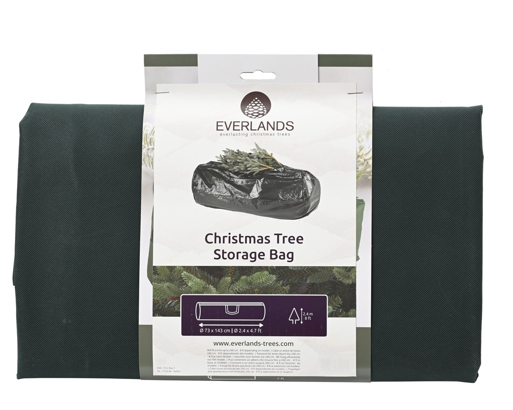 ***STORAGE BAG PP DARK GREEN dia72.00-L142.00cm