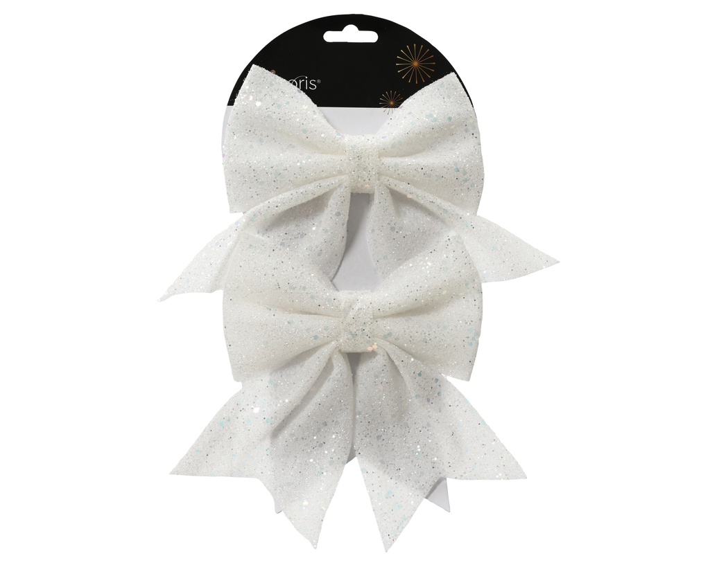 ***BOW SPONGE WINTER WHITE L15.00-W17.00-H1.00cm