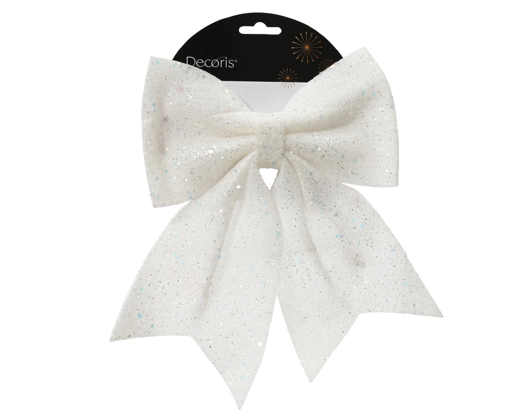 ***BOW SPONGE WINTER WHITE L20.00-W24.00-H1.00cm