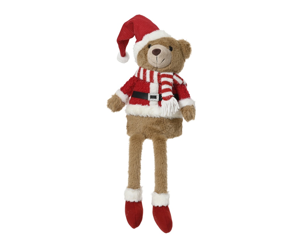 ***BEAR POLYESTER RED/COLOUR(S) L22.00-W12.00-H50.00cm