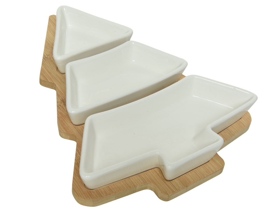 ***TAPAS SET PORCELAIN NATURAL/COLOUR(S) L27.50-W20.00-H3.80cm