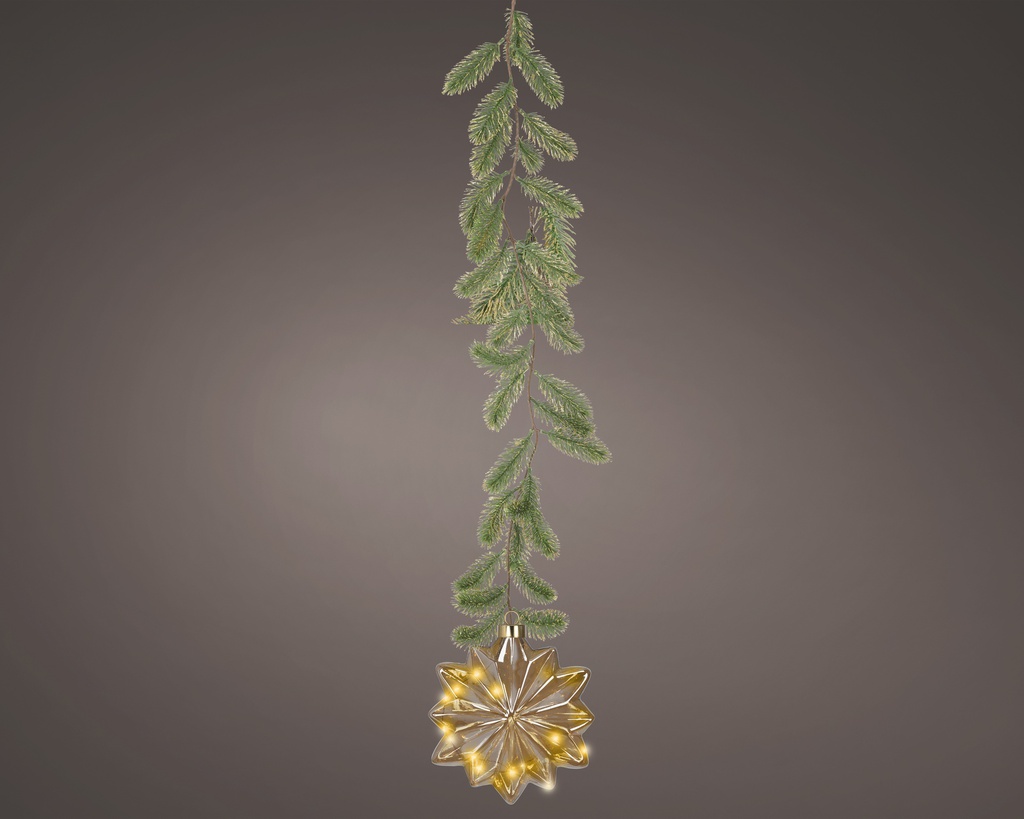 ***MICRO LED FLOWER BO INDOOR AMBER/CLASSIC WARM L8.00-W19.00-H19.00cm-15L