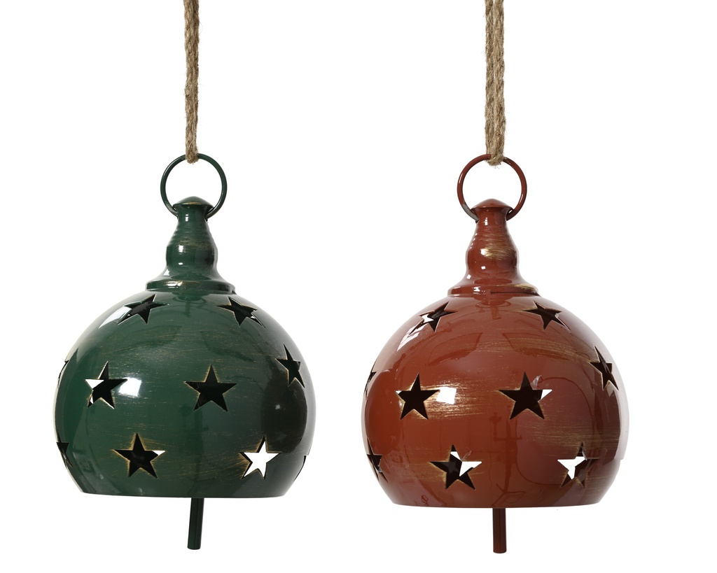 CAMPANA METAL 2COL L20.00-W20.00-H21.00cm